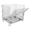 Durastar Wire Container 44.5x33x39H, 2 Swvl/2 Rigid Poly/Poly Casters, Roller B 15102-5" PTU - alternate 1